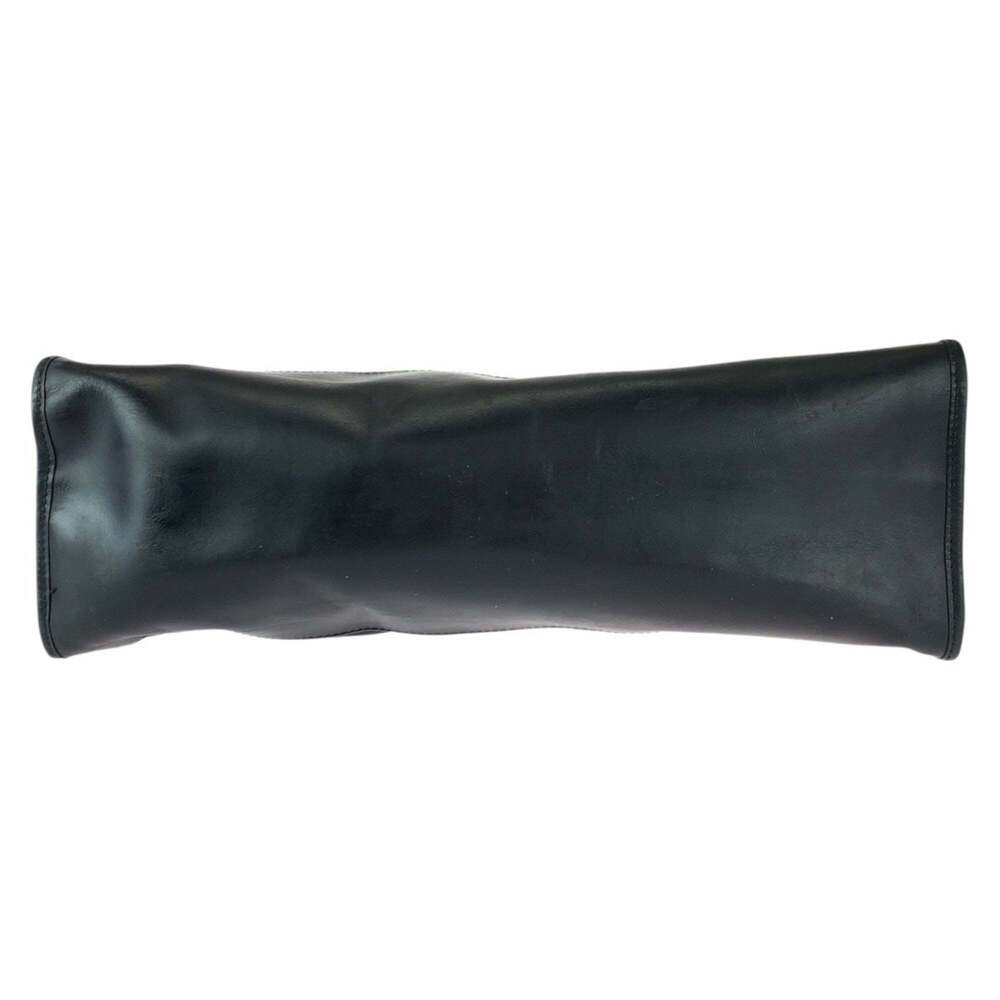 FENDI FF logo black with gold hardware, leather and mesh tote bag, shoulder b... - Picture 10 of 10